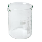 Becher forma bassa in vetro borosilicato